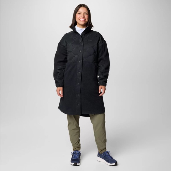 NWT Columbia Women's Cloud Point Long Fleece Jacket - Picture 3 of 7